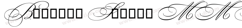 Bickham Script MM Sw字体转换